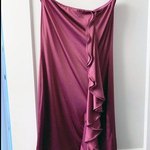 Halston Heritage ruffle draped tube dress - RARE